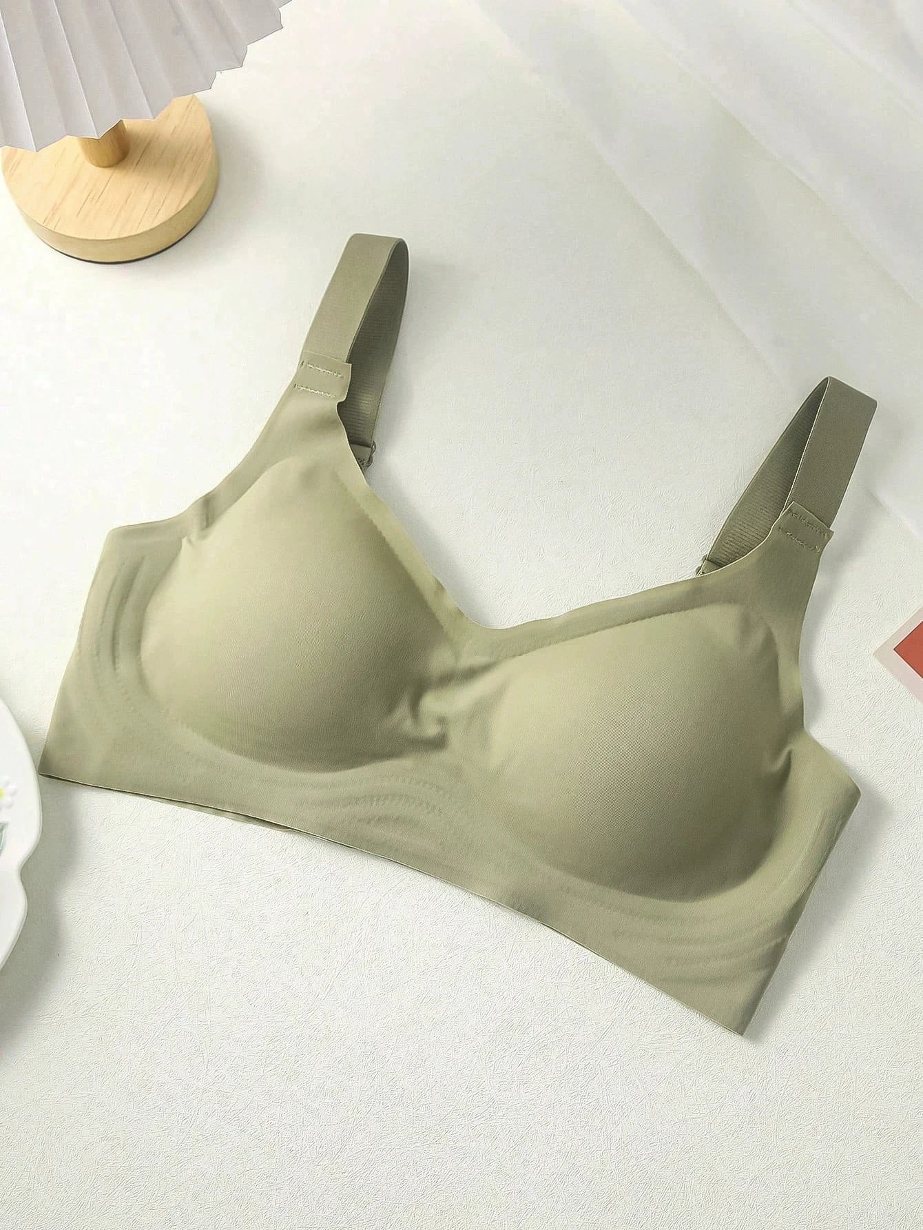 Womens Seamless Wireless Supportive Bra Push Up Comfort Soft No Underwire Full Coverage T-Shirt Bra