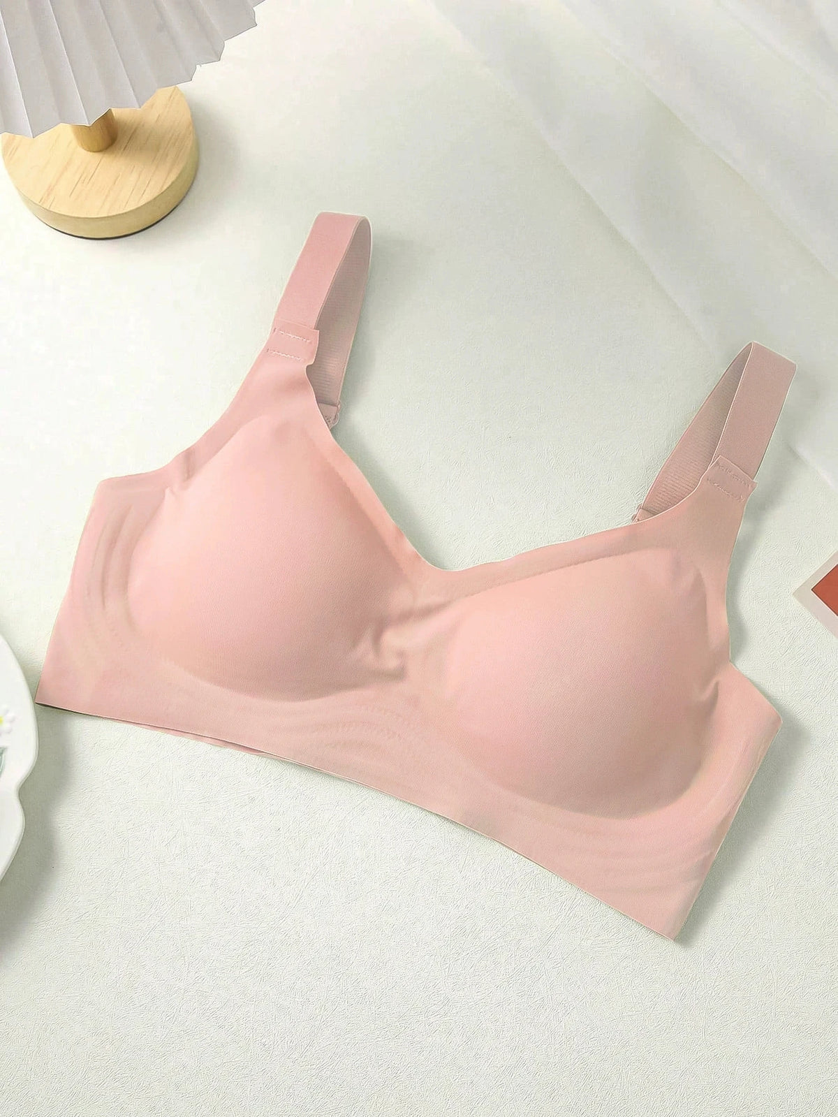 Womens Seamless Wireless Supportive Bra Push Up Comfort Soft No Underwire Full Coverage T-Shirt Bra